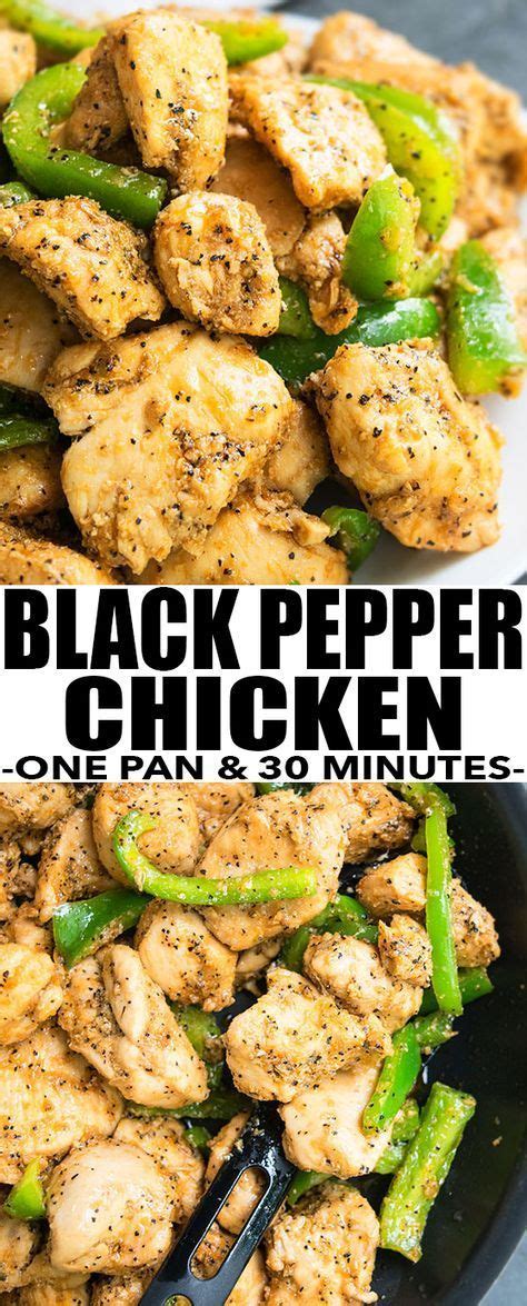 Along with cracked black pepper and rock salt melt butter. Quick and easy BLACK PEPPER CHICKEN recipe, made with ...