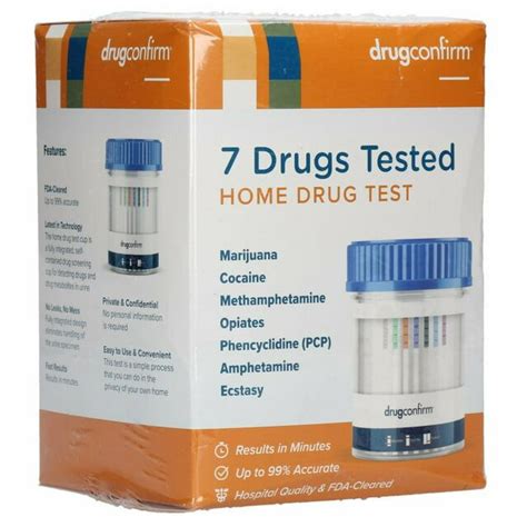 Drugconfirm 7 Drugs Tested Home Drug Test 99 Accurate
