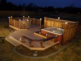 Patio Design With Hot Tub Photos