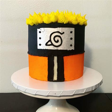 Naruto Birthday Cake Anyone Have Tips For Working With Silver Sheets Rcakedecorating