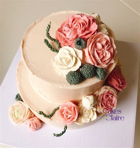 Korean Birthday Cake Ideas Premium Photo Pink Cake For A Little Or