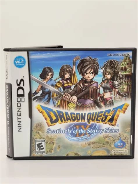 Dragon Quest Ix Sentinels Of The Starry Skies Nintendo Ds 2010 Cib 4200 Picclick