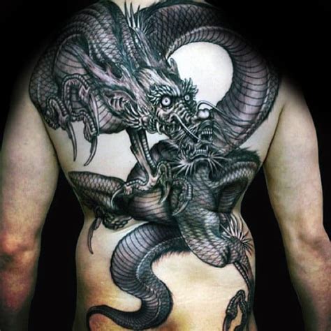 60 Stunning Dragon Back Tattoo Designs For Men 2023 Guide