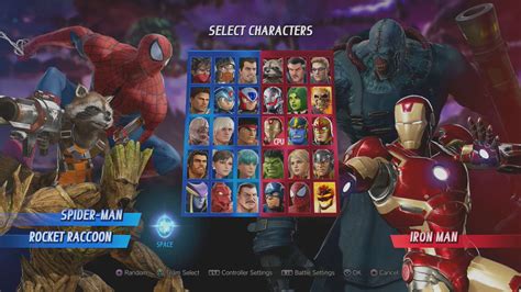 Marvel Vs Capcom 4 Character List