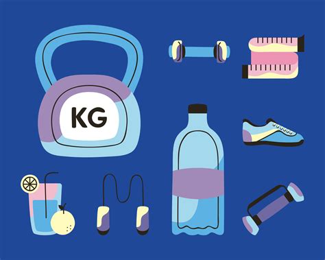 Eight Healthy Lifestyle Icons 3886338 Vector Art At Vecteezy