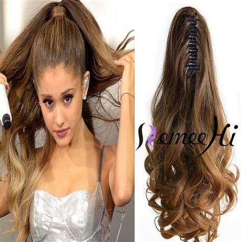 Long Curly Ponytail Hair Extensions Long Hair