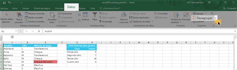 Excel 2016 Cómo Agrupar Datos En Excel 2016
