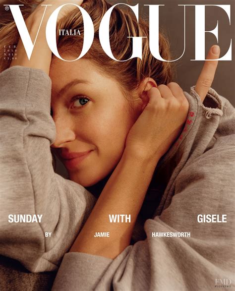 cover of vogue italy with gisele bundchen february 2018 id 46026 magazines the fmd