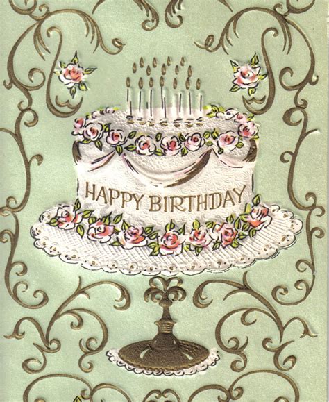 Birthday ecards are so various now. Club Vintage Fashions: The Blog Is One Year Old Today!