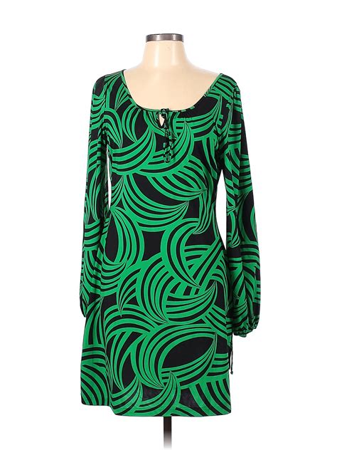 Inc International Concepts Green Casual Dress Size L 75 Off Thredup