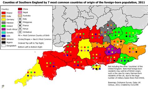 Map Of Southern England