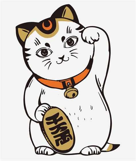 Maneki Neko Tattoo Art Illustrator Ý Tưởng Hình Xăm Mèo Hình Xăm Mực