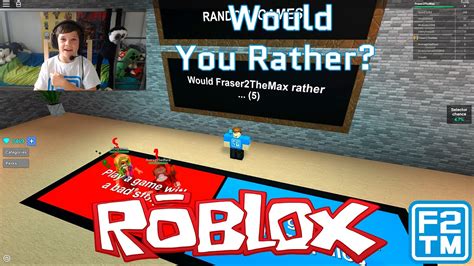 Would You Rather Roblox Youtube