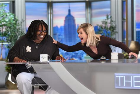 The View Co Hosts Laugh At Fart Noise As Whoopi Notices Water Spillage