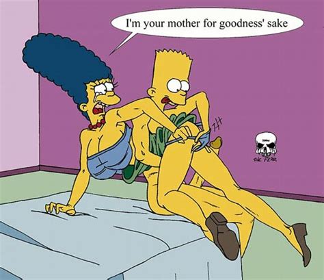 Rule 34 Afraid Ass Bart Simpson Clothes Color Female Human Incest Indoors Male Marge Simpson