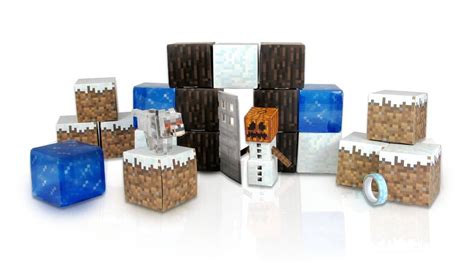 Minecraft Papercraft Snow Set The Granville Island Toy Company