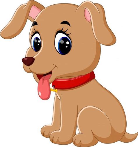 Illustration Of Cute Baby Dog Cartoon Cute Dog Drawing Cute Dog