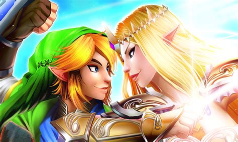 Hyrule Warriors Zelda And Link Preview By Mongrelmarie On Deviantart