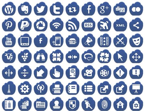 13 Free Business Icon Sets Blue Images Free Business Icon Set Free