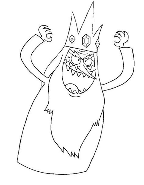 Adventure Time Ice King Evil Coloring Pages Adventure Time Cartoon