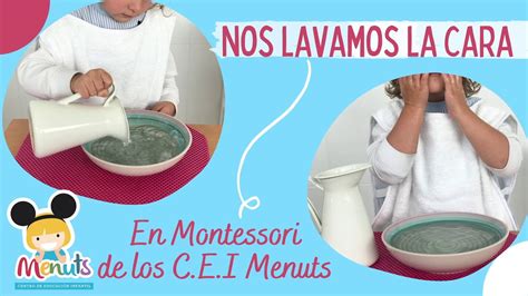 Lavarse La Cara En Cei Menuts Con El Método Montessori Youtube