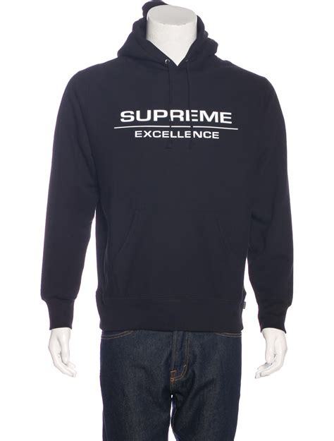 Supreme 2017 Reflective Excellence Hoodie Black Sweatshirts And Hoodies