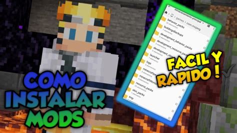 Como Instalar Mods En Tu Minecraft Bedrock 3 Maneras Faciles Y Rapidas Minecraft Bedrock 1 17