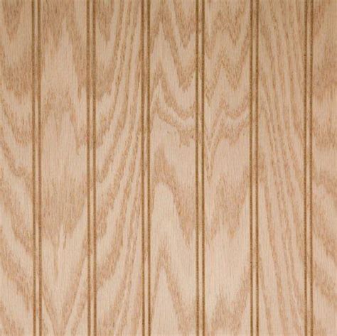 Beaded Wainscot Wood Paneling Unfinished Genuine Red Oak