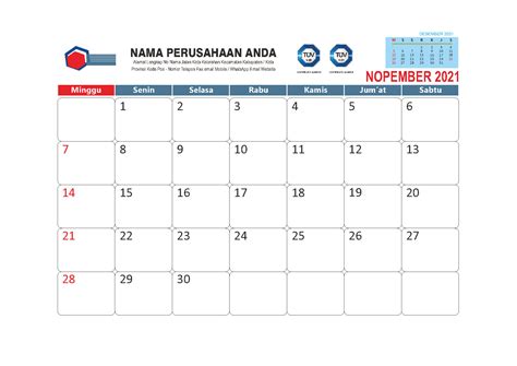 Download Kalender 2021 Indonesia Newstempo