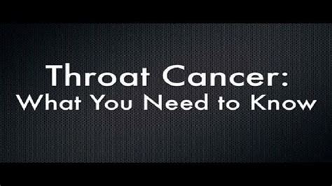 Throat Cancer Risk Factors Symptoms And Treatment Cancer Healer Center