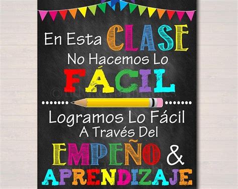 Spanish Classroom Rules Printable Poster Spanish Class Decor Etsy