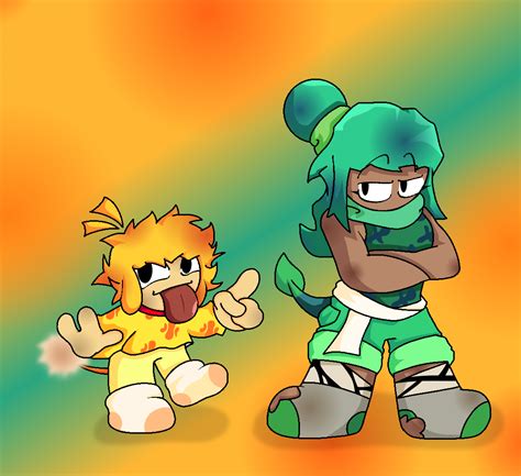 Oatchi And Moss Gijinka By Gboogie32 On Deviantart