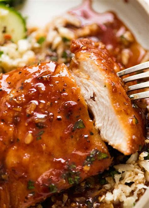 In a large jar with a lid, shake together olive oil, honey, cider vinegar, chili sauce, worcestershire sauce, dry soup mix, and salt until completely combined. Honey Garlic Chicken Breast | RecipeTin Eats