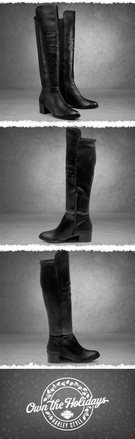 Complete Your Look From Head To Toe Harley Davidson Womens Delwood Boots Boots Girls