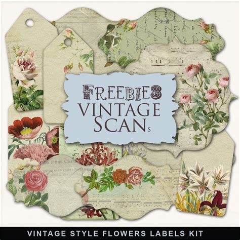 Freebies Kit Of Vintage Style Labels Far Far Hill Bloglovin
