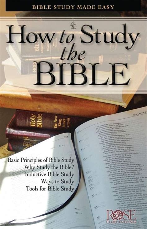 How To Study The Bible Pamphlet Bible Study Made Easy Living Waters