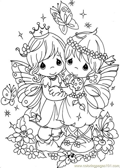 Precious Moments 43 Coloring Page - Free Precious moments Coloring