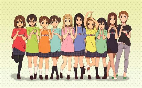 Anime Girls K On School Girl Cute Group Wallpaper 1920x1200