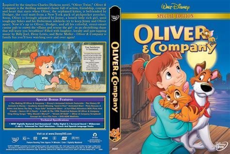 Oliver And Company Special Edition Custom Movie Dvd Custom Covers