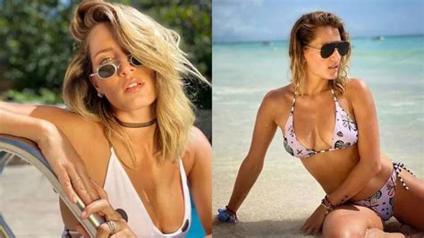 Mica Viciconte estrenó otra microbikini colaless y sumó anteojos