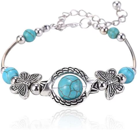turquoise bracelet classic luxury women summer unique design beaded imitation