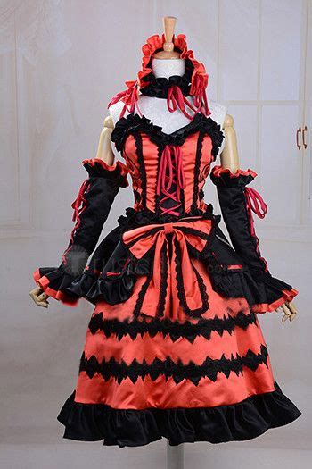 Date A Live Kurumi Tokisaki Gothic Lolita Cosplay Costume Lolita