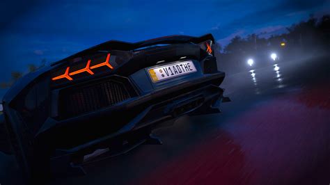 Forza Horizon 3 Lamborghini Aventador 4k Wallpaperhd Games Wallpapers