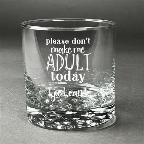 Custom Funny Quotes And Sayings Whiskey Glass Engraved Youcustomizeit