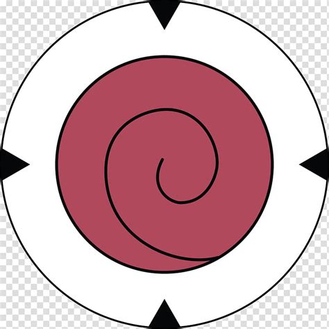 Free Download Uzumaki Clan Symbol Round Red And Black Illustration