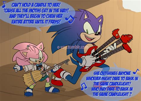 E Vay Says Sonic And Amy Sonic Sonic The Hedgehog