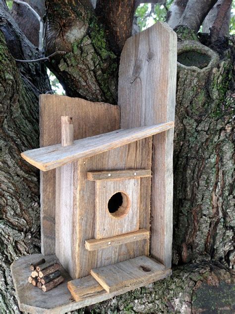 Birdhouse Made Of Repurposed Fence Bird House Kits Wooden Bird