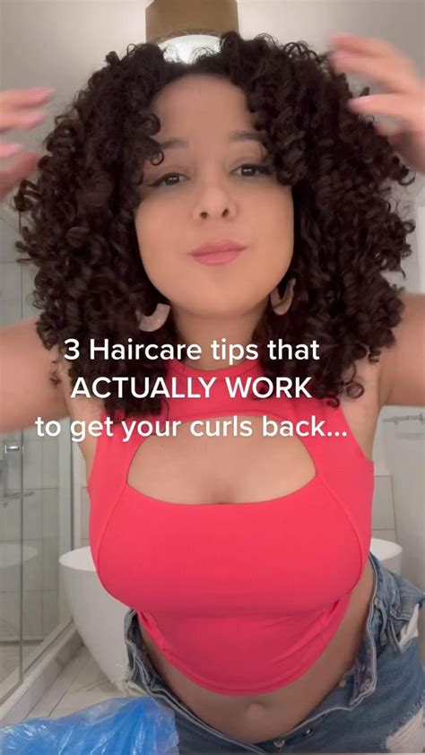 Tips That Actually Work To Get Your Curls Back Curly Hair Tips Hair