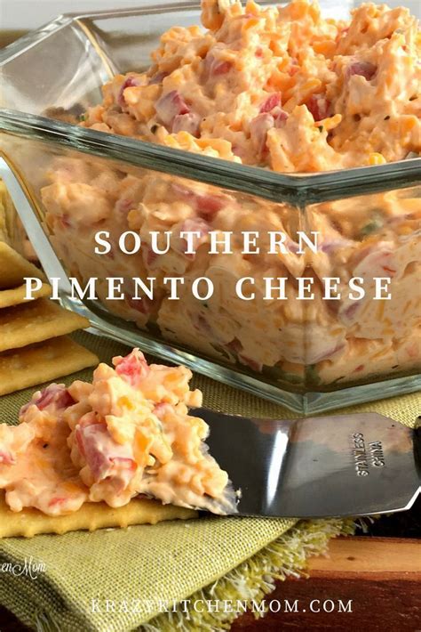 Southern Pimento Cheese Krazy Kitchen Mom Recipe Recipes Easy