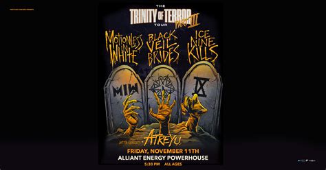 Trinity Of Terror Tour | First Fleet Concerts